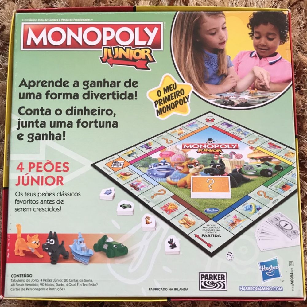 Jogo de tabuleiro Monopoly Junior