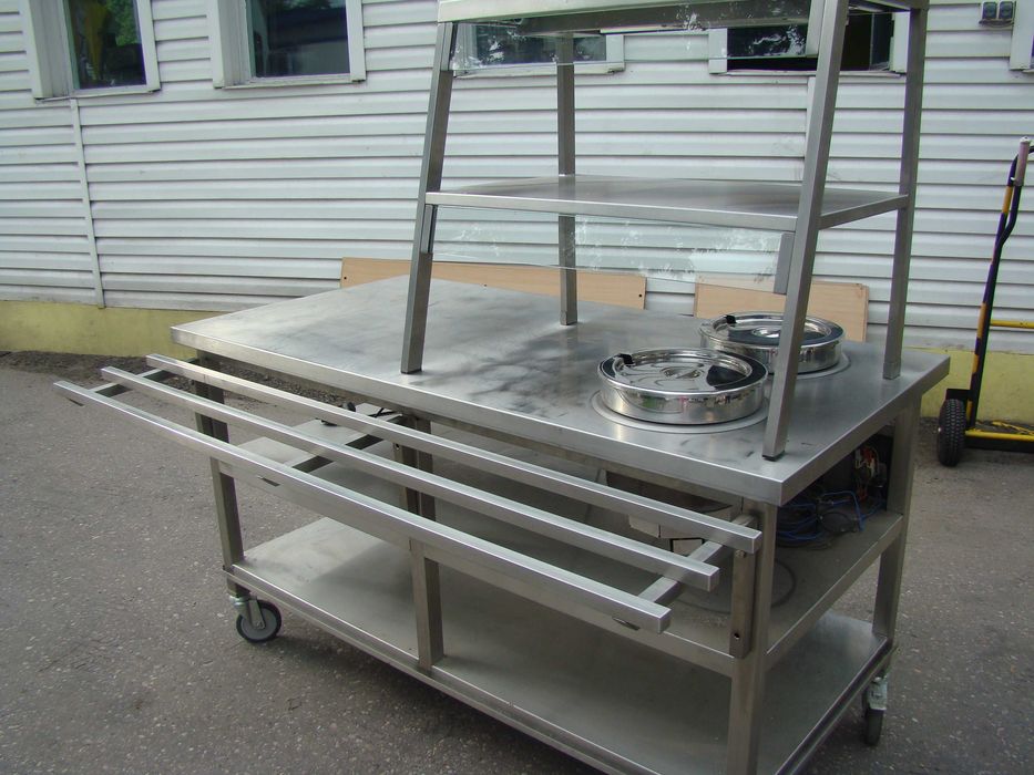 stół gastronomiczny z podgrzewaczem APW Wyott