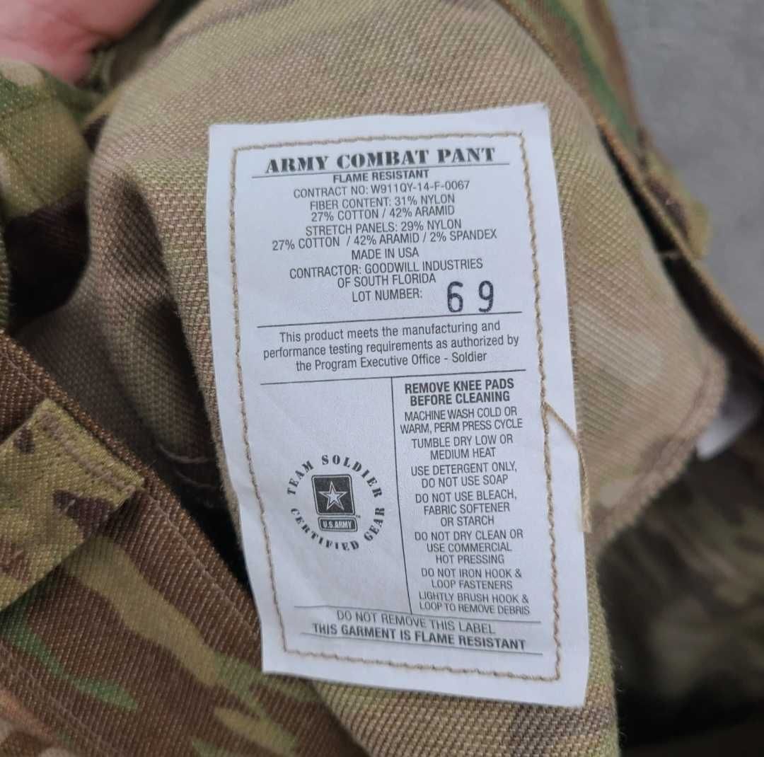 Штани з наколінниками Army Combat Pants OCP