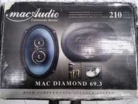 Som Audio, Colunas Auto 250 Watts, 4 ohm, MacAudio práticamente novas