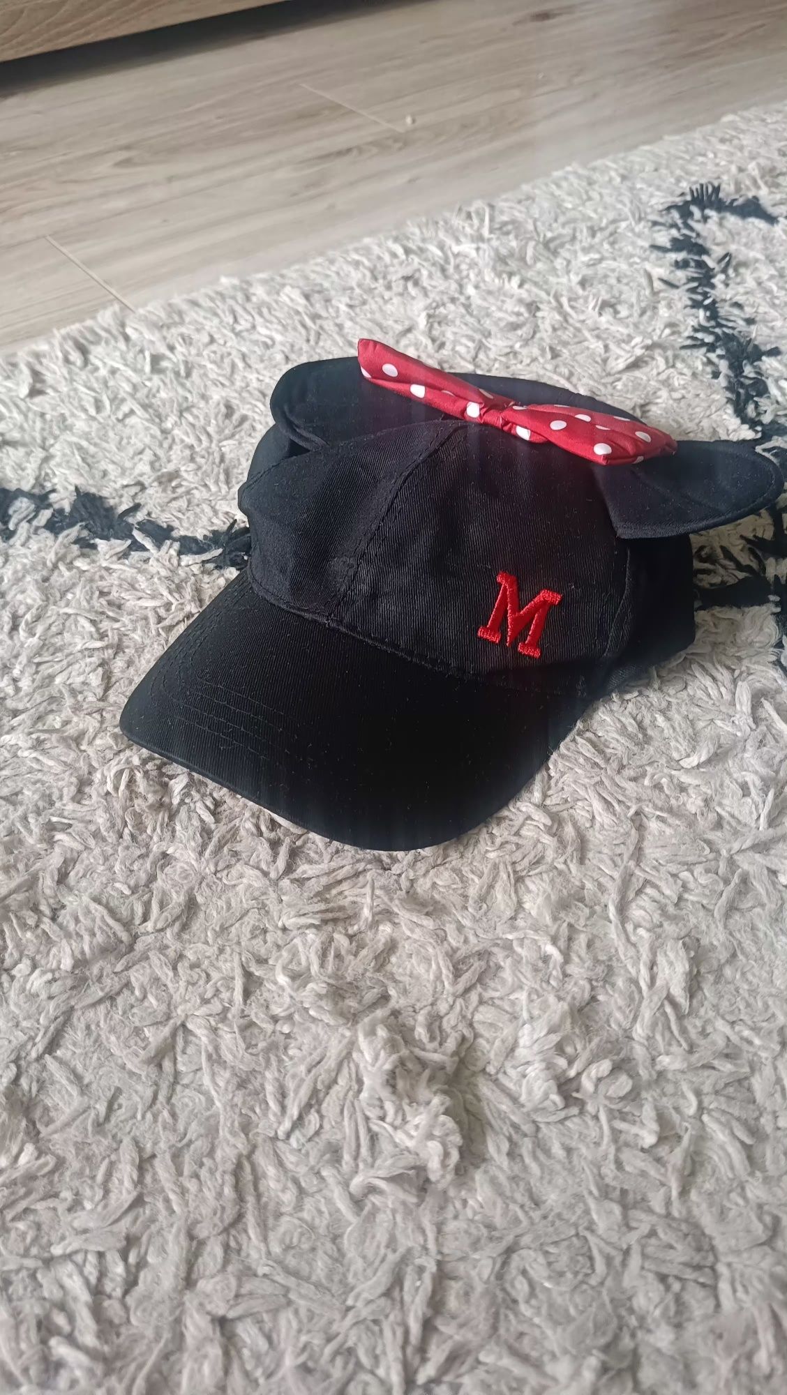 Czapka z daszkiem uszy myszka Minnie regulowana