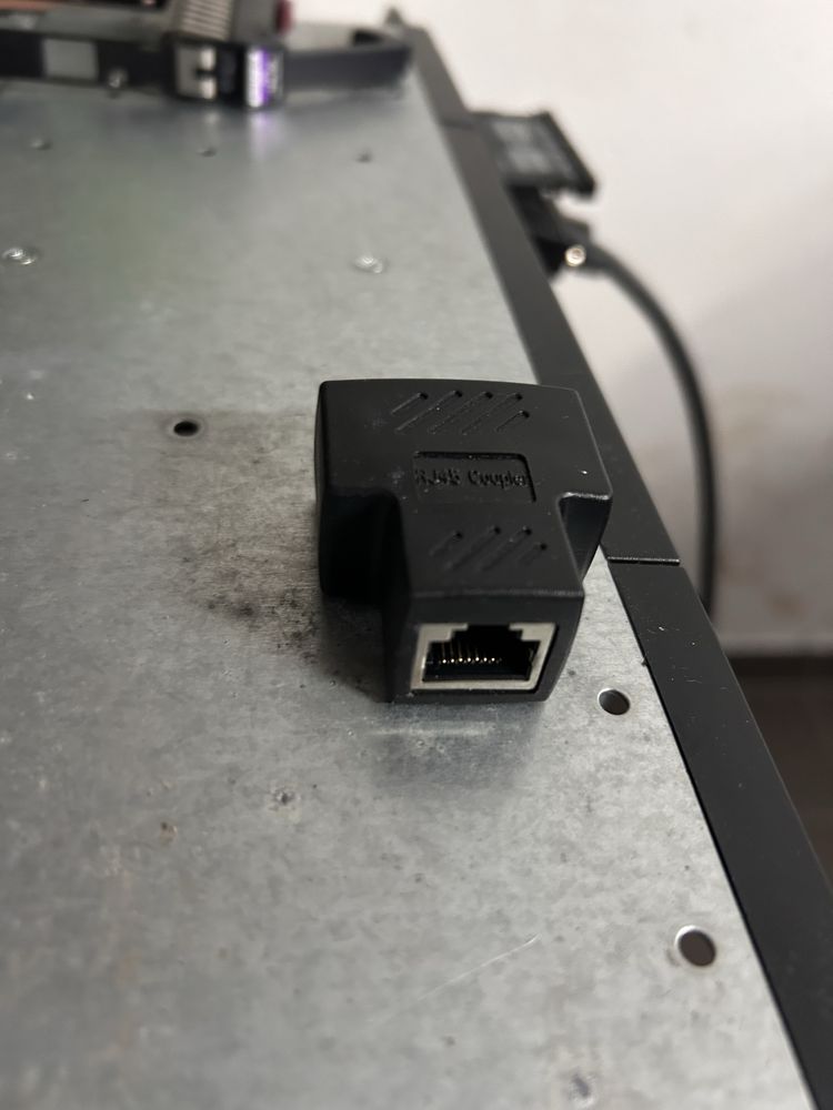 Derivador RJ45 de 1 para 2 fichas