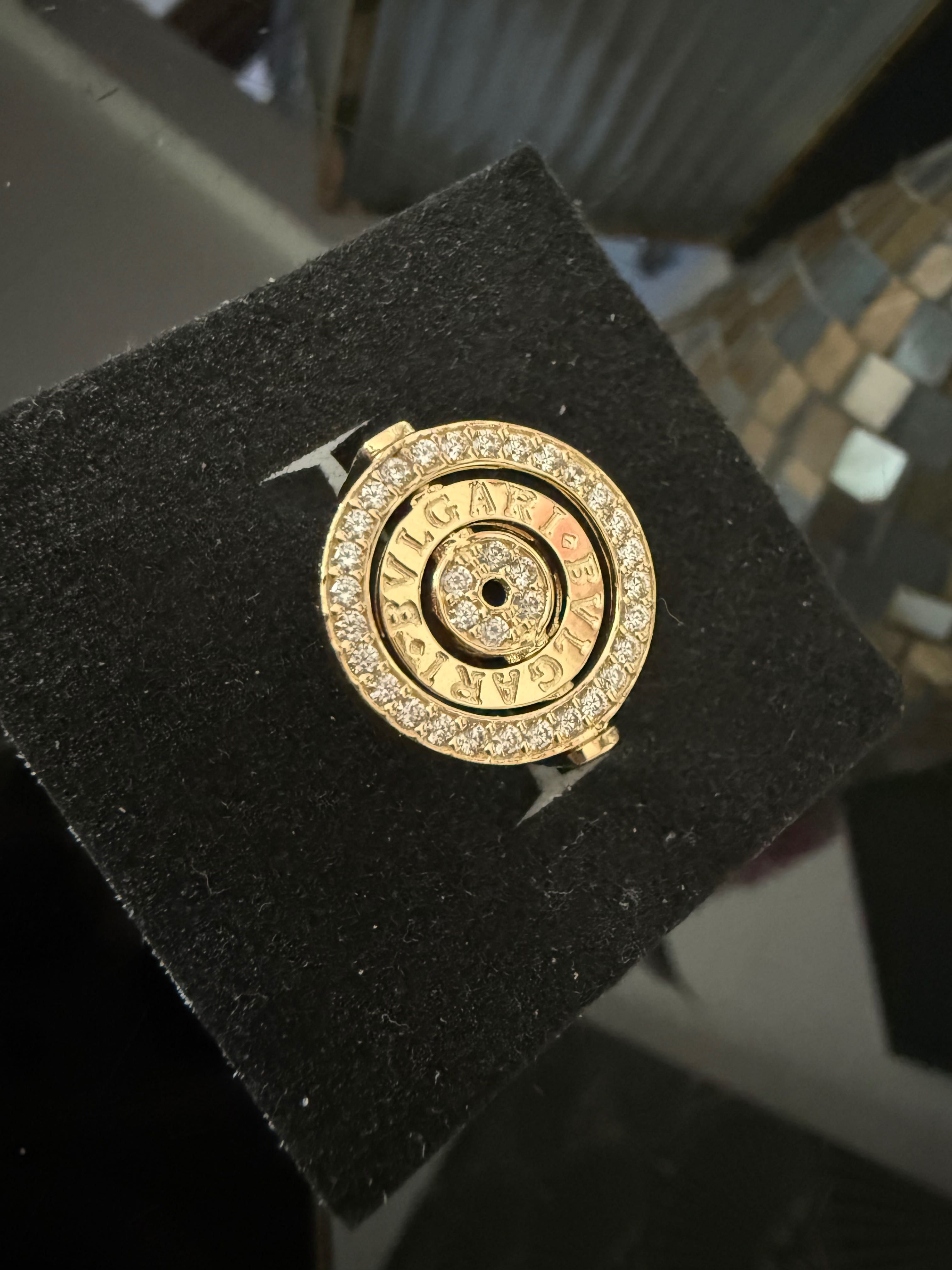 Pierścionek Bulgari złoty przepiękny nowy masywny 585 14 karat Bvlgari
