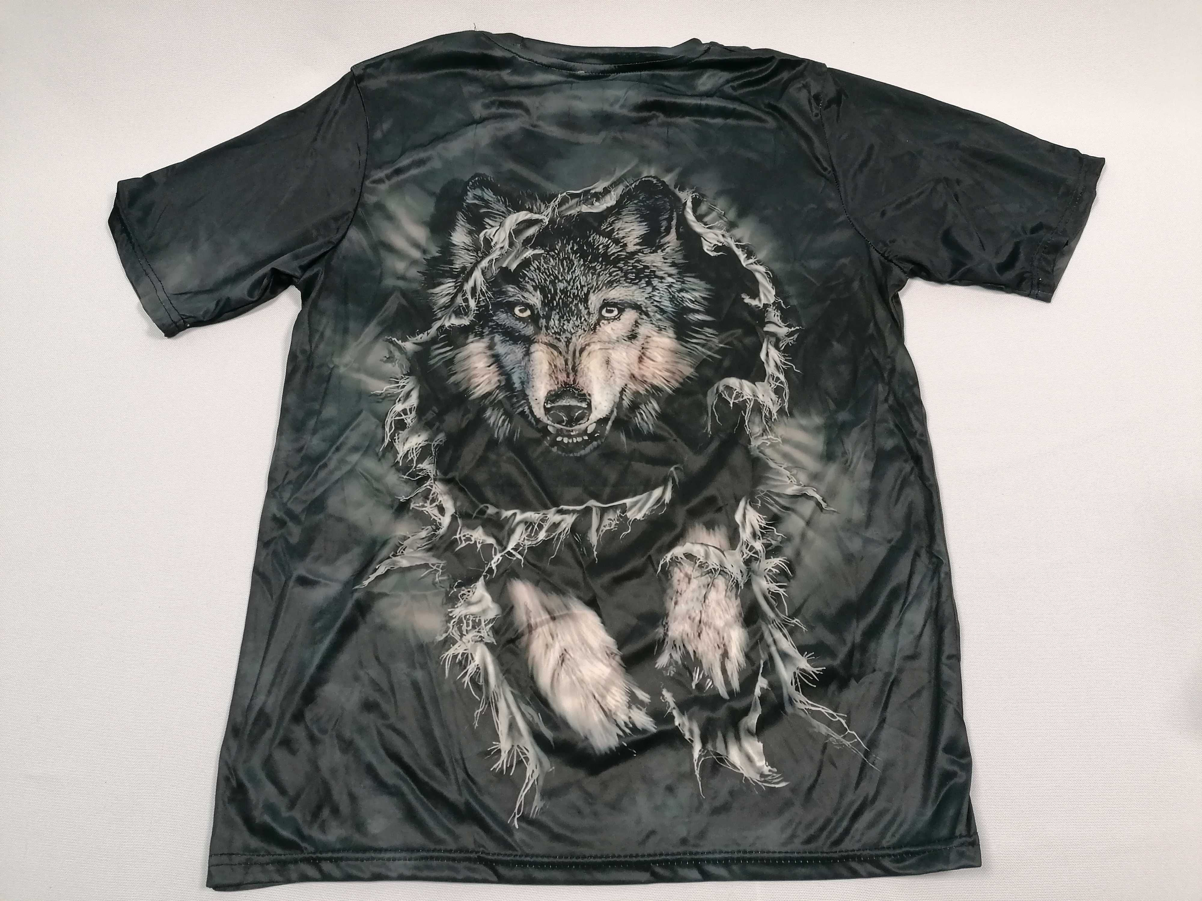 T-shirt Koszulka męska wilk rozm.L XL Nowa Szybka wysyłka
