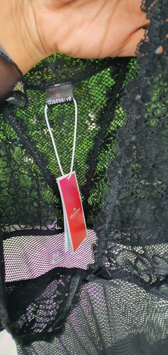 Koszulka stringi obsessive nowe siatka