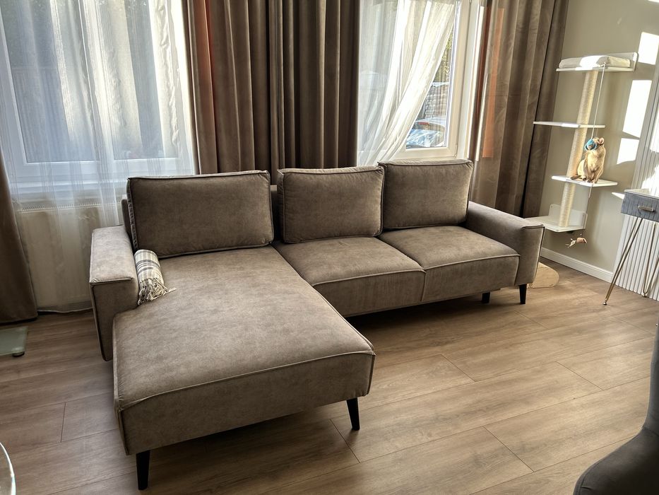 Stylowy Narożnik rozkladany  Mingo BRW Kanapa narożna funkcja spania