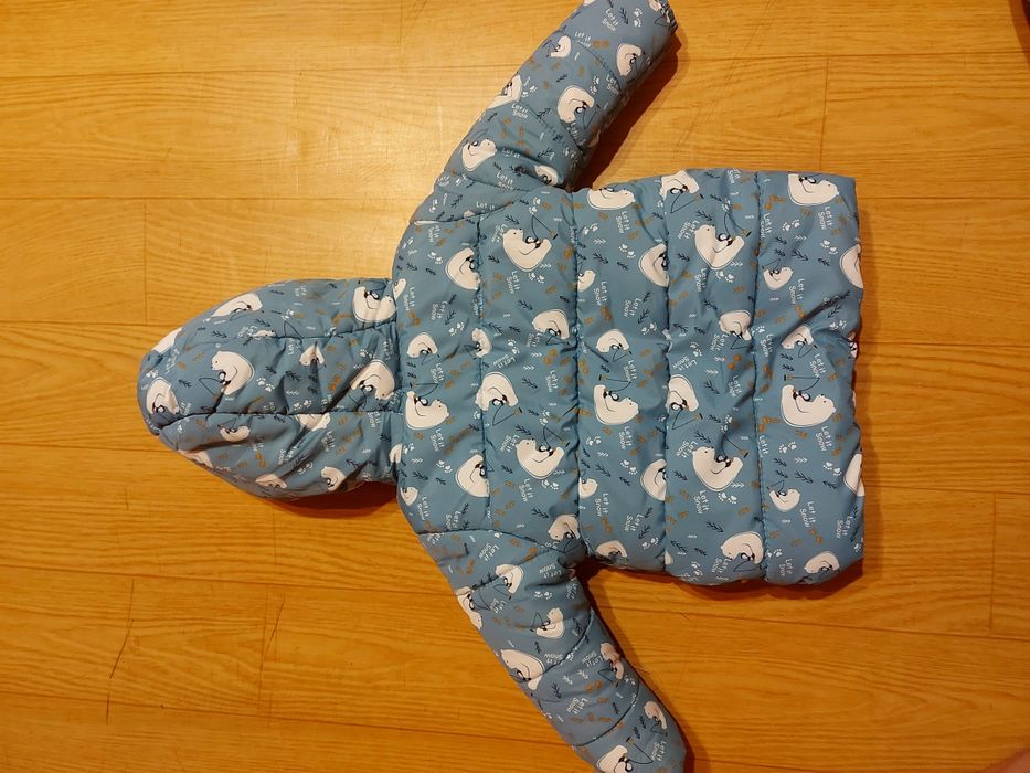 Ciepła Kurtka zimowa r. 92 misie