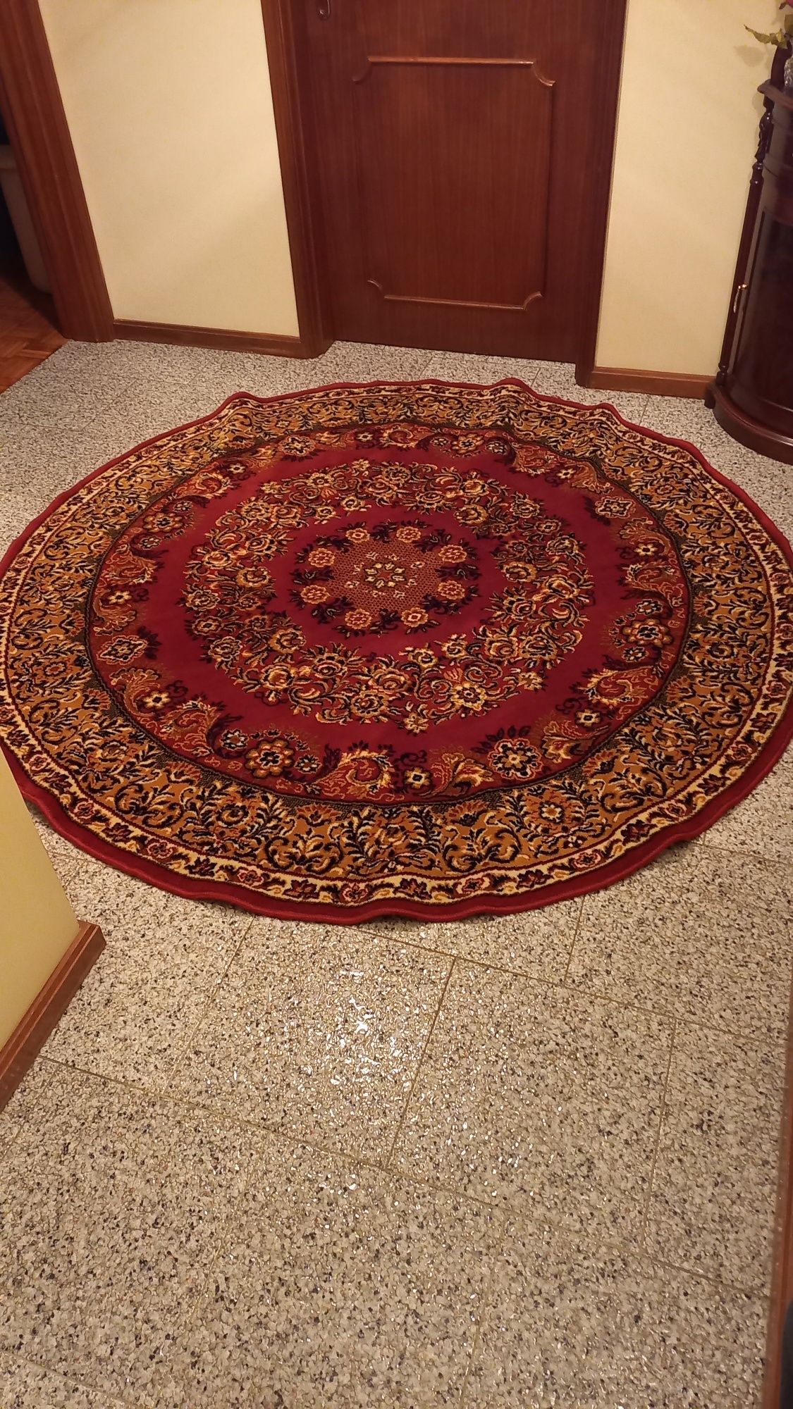 Carpetes Redondas Pêlo Curto (Cjto de 2)