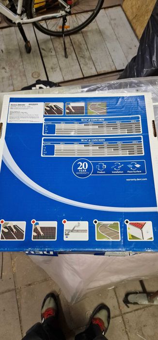 Kabel grzejny DEVI DEVIsafe 20T DTCE-20 104m 2095W 400V