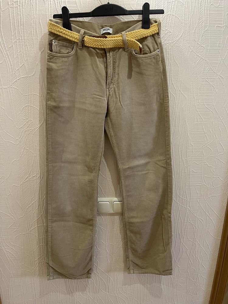 Moschino jeans оригінал Італія брюки, штаны (вельвет) р32