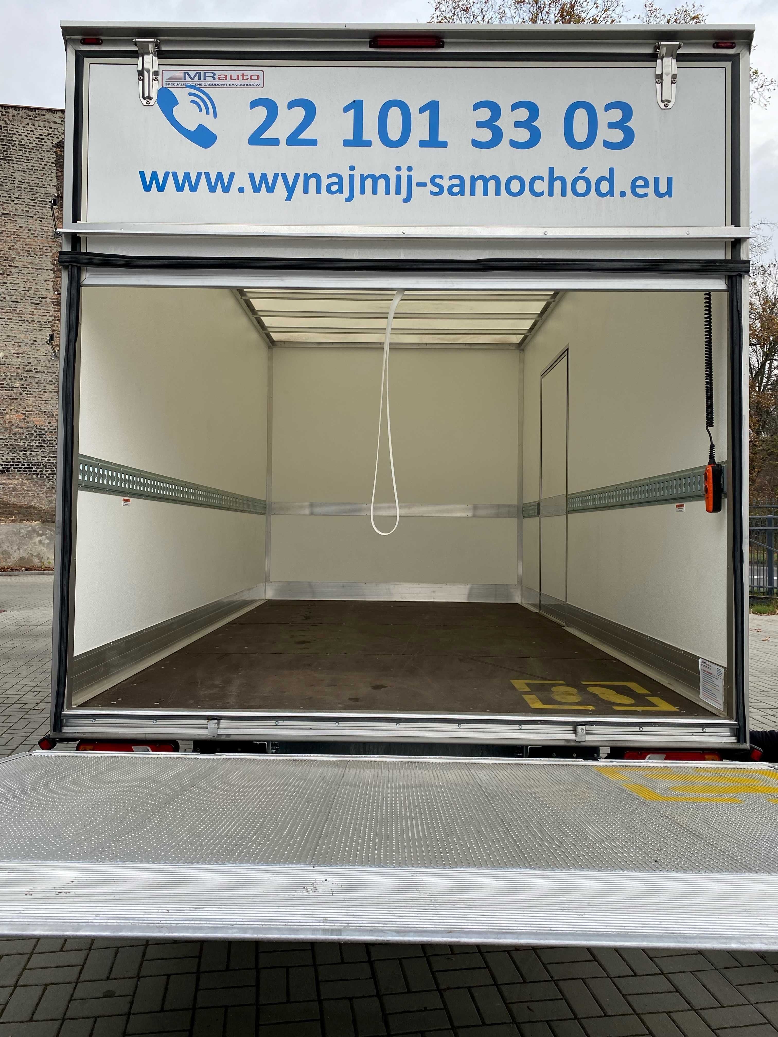 Wynajem Iveco Daily kontener/winda/skrzynia 8-10 EP/dostawczy