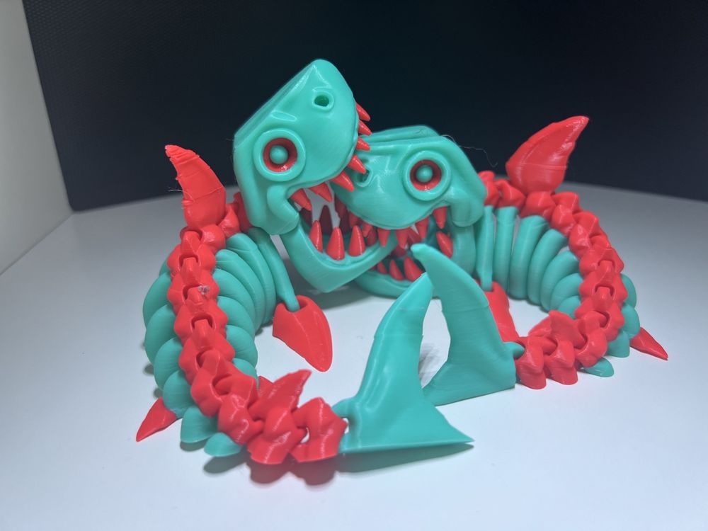 Rekin szkielet wydruk 3D