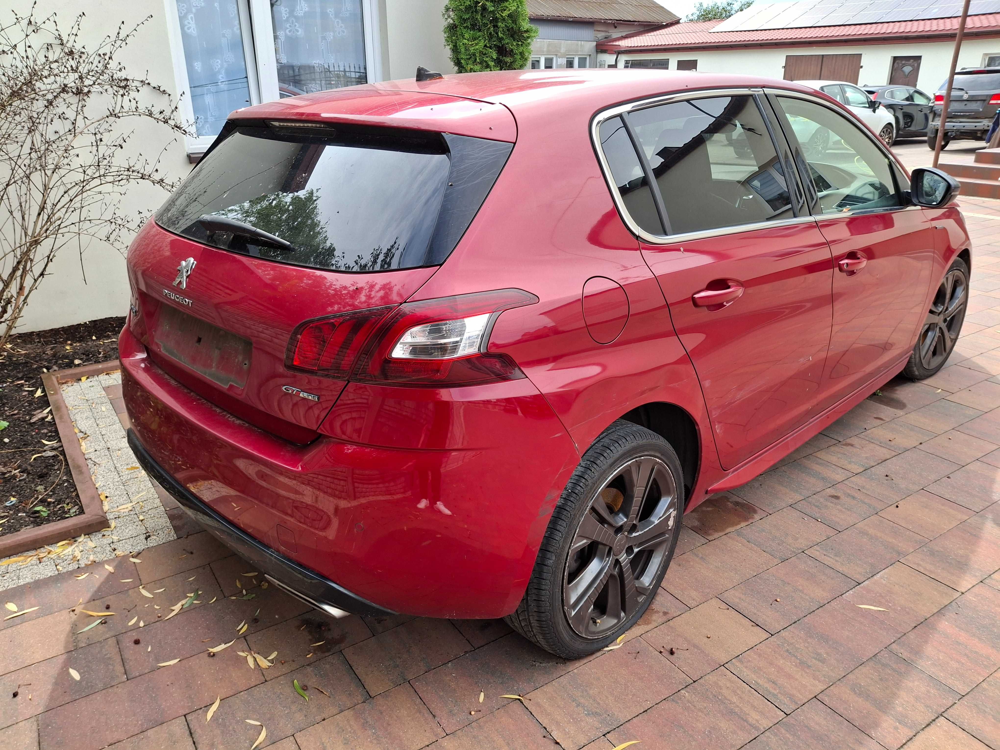 peugeot 308 t9 gt line epyd zderzak maska drzwi klapa silnik 2.0 e-hdi