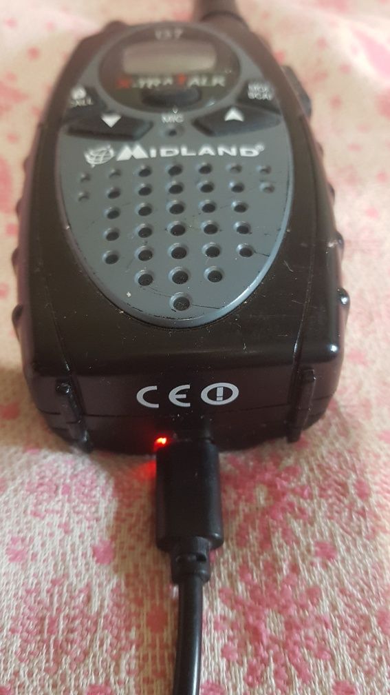 Midland G7XT PMR/LPD usb type-c, быстрая зарядка, 3вт вых мощность