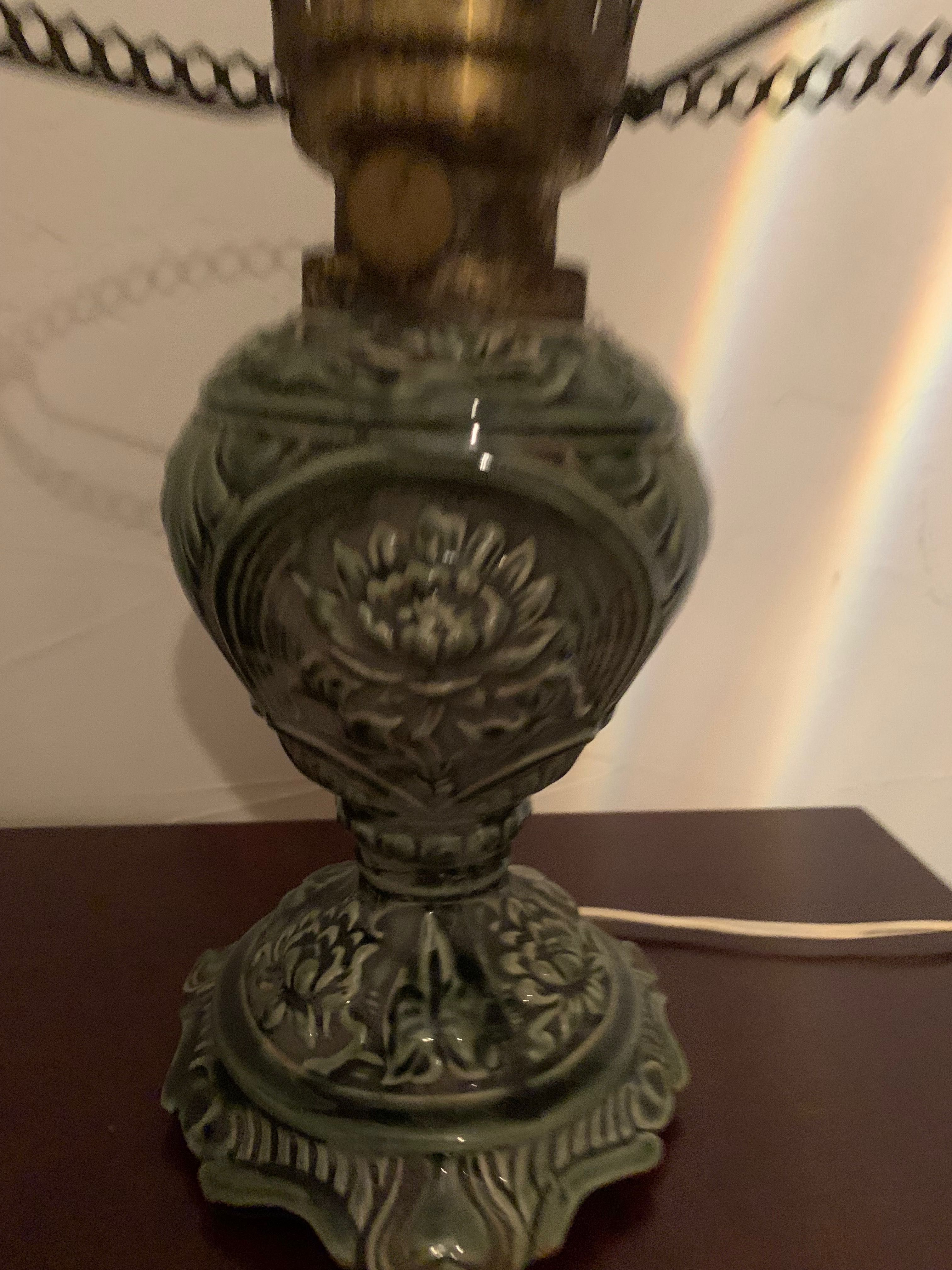 Stara lampa z kloszem