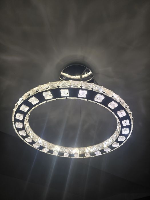 Żyrandol lampa glamour sufitowa kryształowa