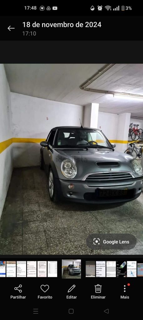Parqueamento Queluz 4 caminhos  carro pequeno ou moto