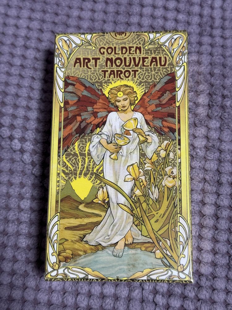 Золотое Таро Уэйт Ар Нуво - Golden Art Nouveau Tarot. Lo Scarabeo