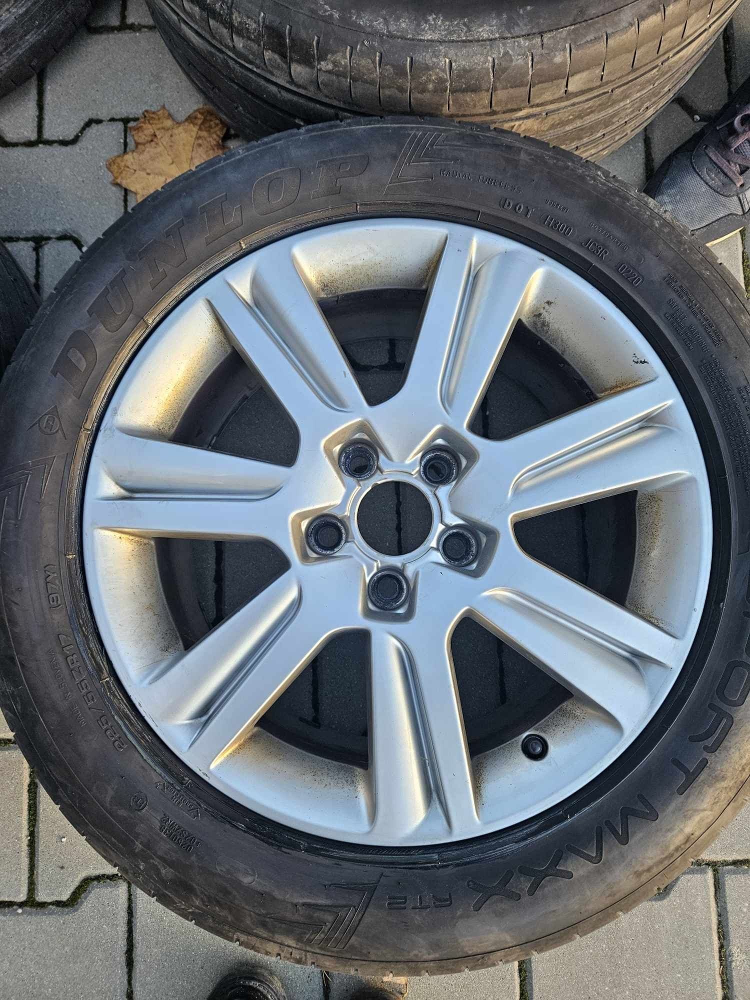 Oryginalne alufelgi audi a6c7 225/55R17 Dunlop!