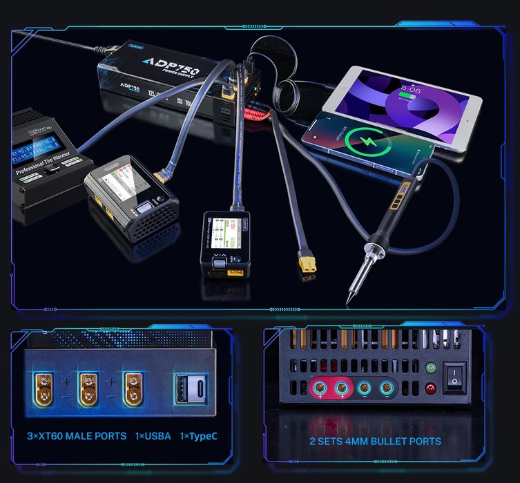 Блок живлення ToolkitRC ADP750