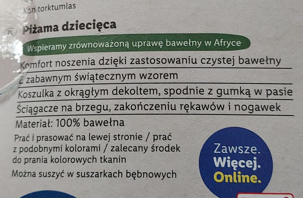 Nowa piżama chłopięca świąteczna Pepperts 146/152
