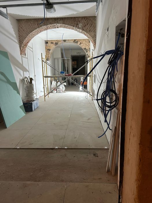 Serviço de remodelação em Lisboa.