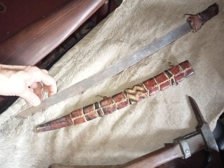 Stara szabla kindżał Afryka Łopatka piechoty Saperka i Toporek WH 2wś.