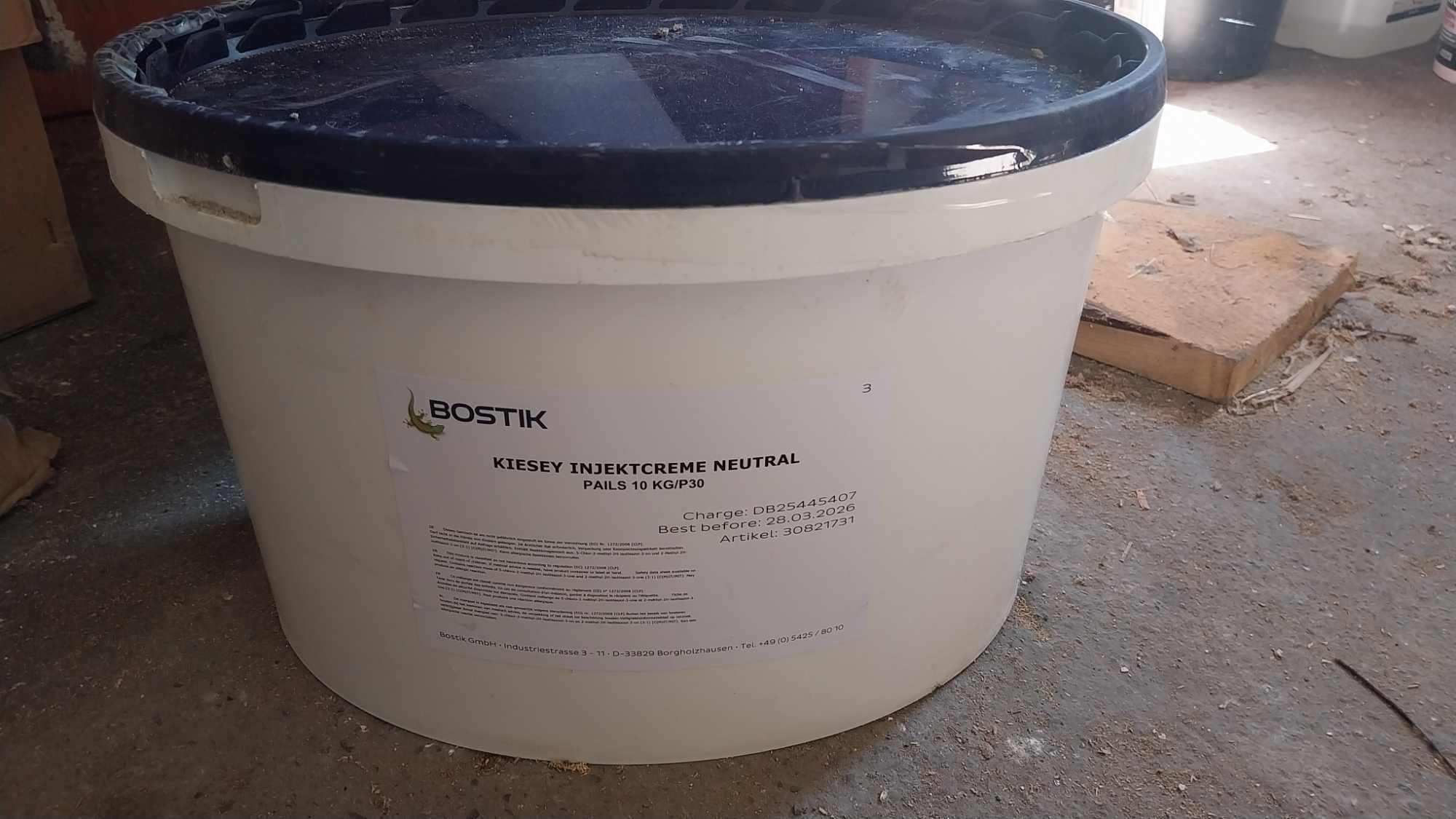 Bostik A715 HYDRO CREME Izolacja pozioma 10kg Krem\Izolacja\Iniekcja