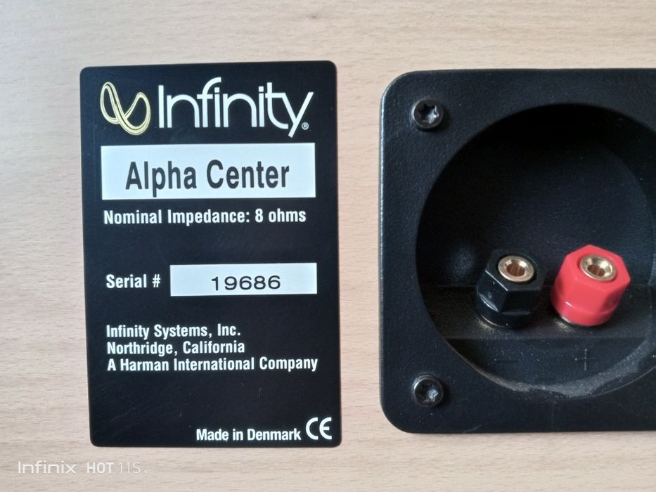 infinity Alpha Center в работе не была , состояние новой.