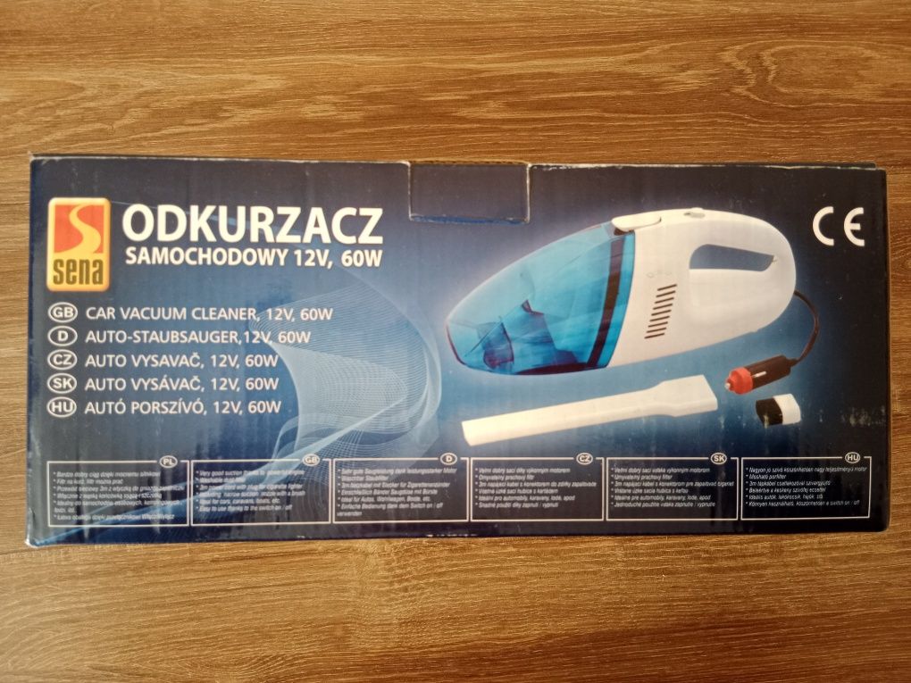 Odkurzacz samochodowy 12V, 60W