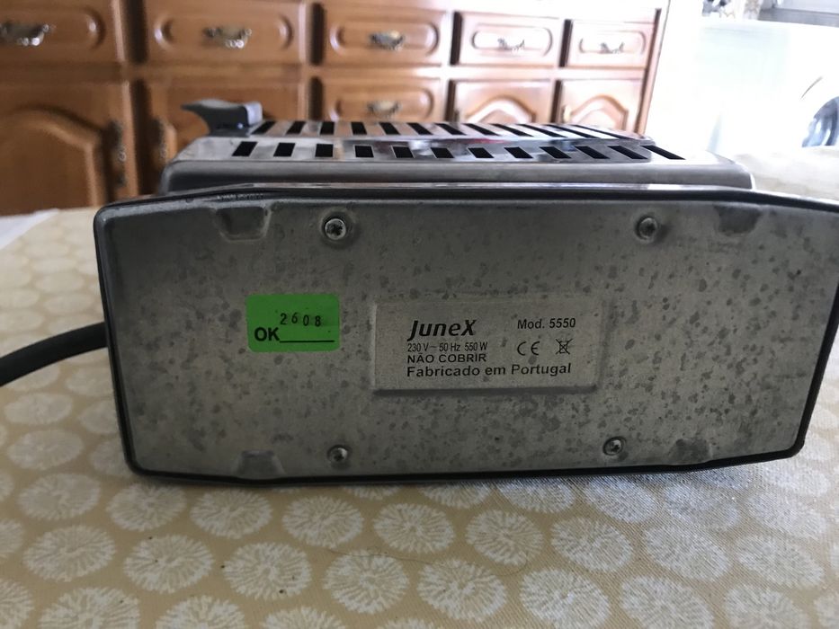 Torradeira nova antiga junex