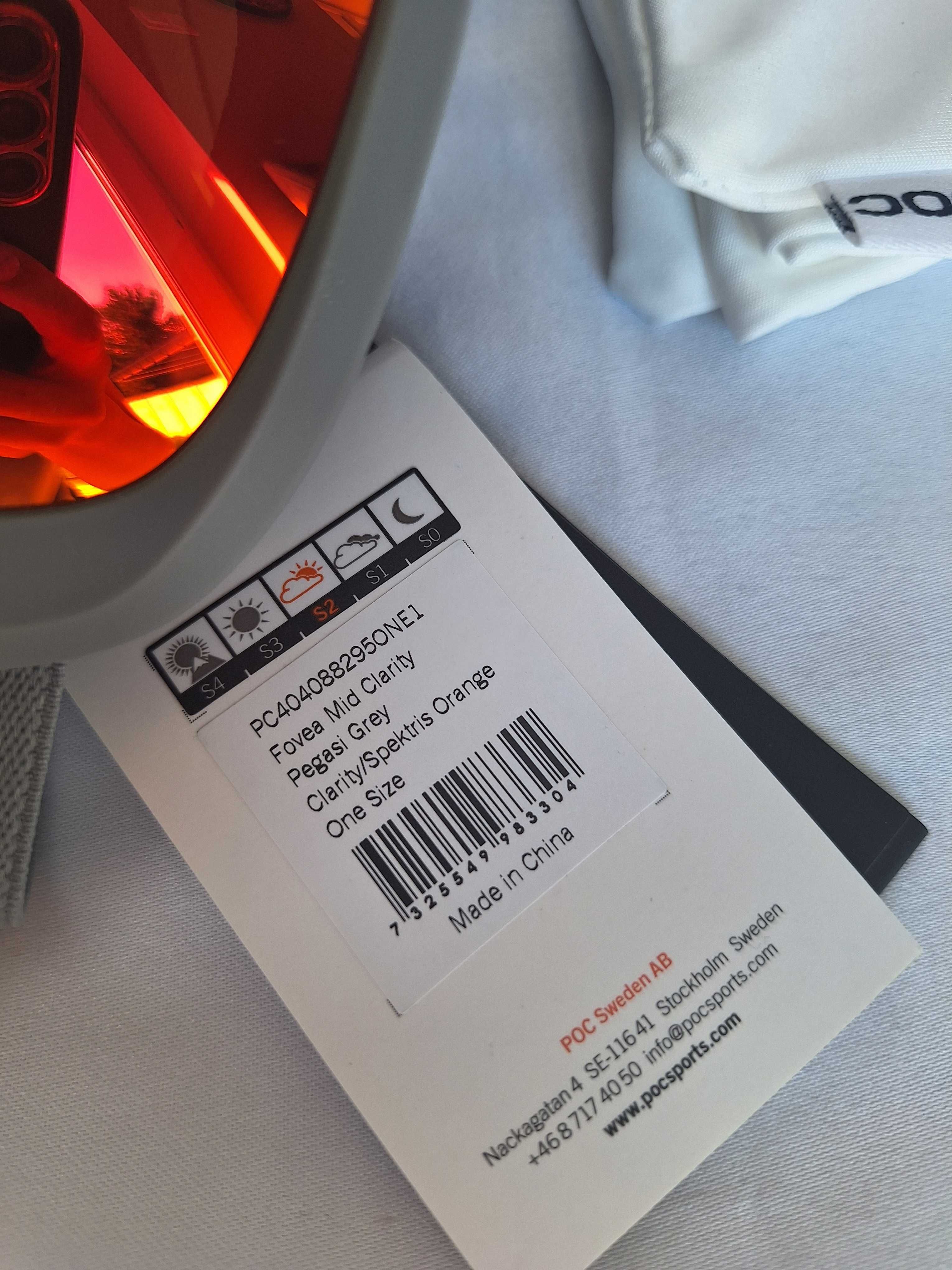 Gogle narciarskie Poc Fovea Mid Clarity Pegasi Grey S2