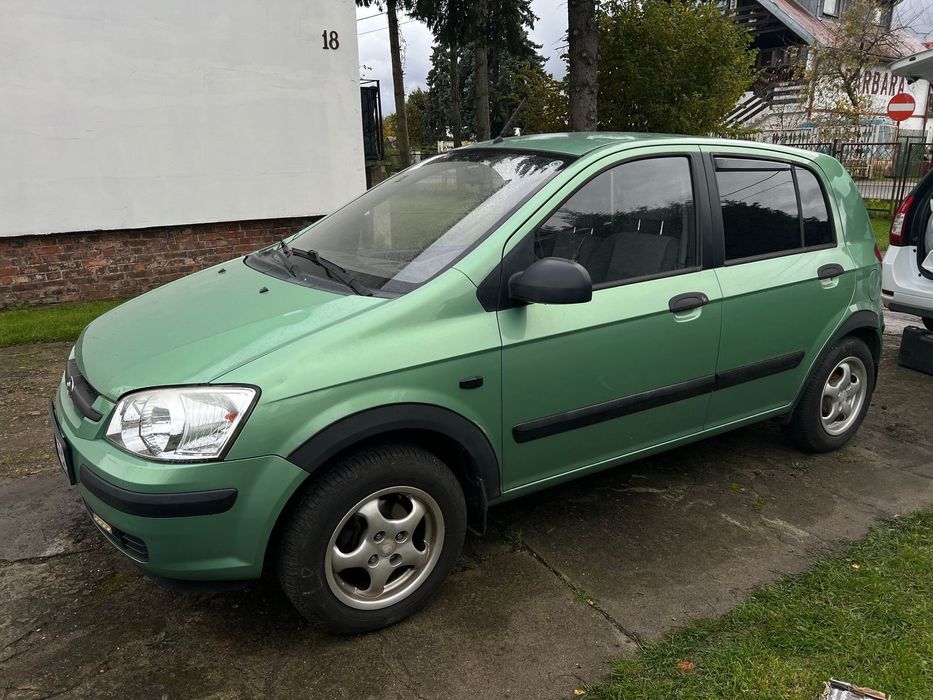 Hyundai Getz Nowa cena Hyundai Getz mały przebieg Uszkodzony bok
