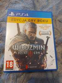 Gra na Playstation 4,5 super stan Wiedzmin Dziki Gon Edycja gry roku