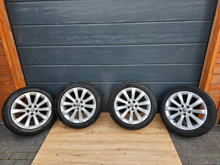 KOŁA FELGI ALUMINIOWE OPONY LETNIE OPEL ASTRA J K MOKKA 17 cali 5X105 ET42 215/50/17