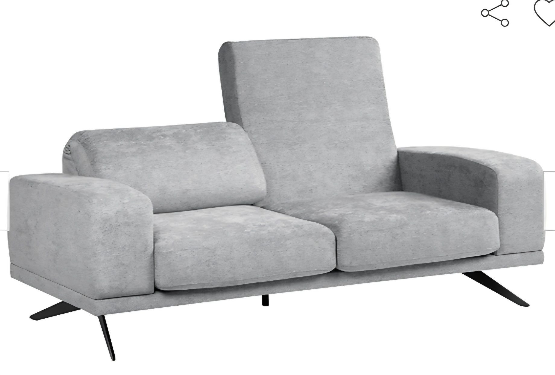Sofa Cancun Black Red White