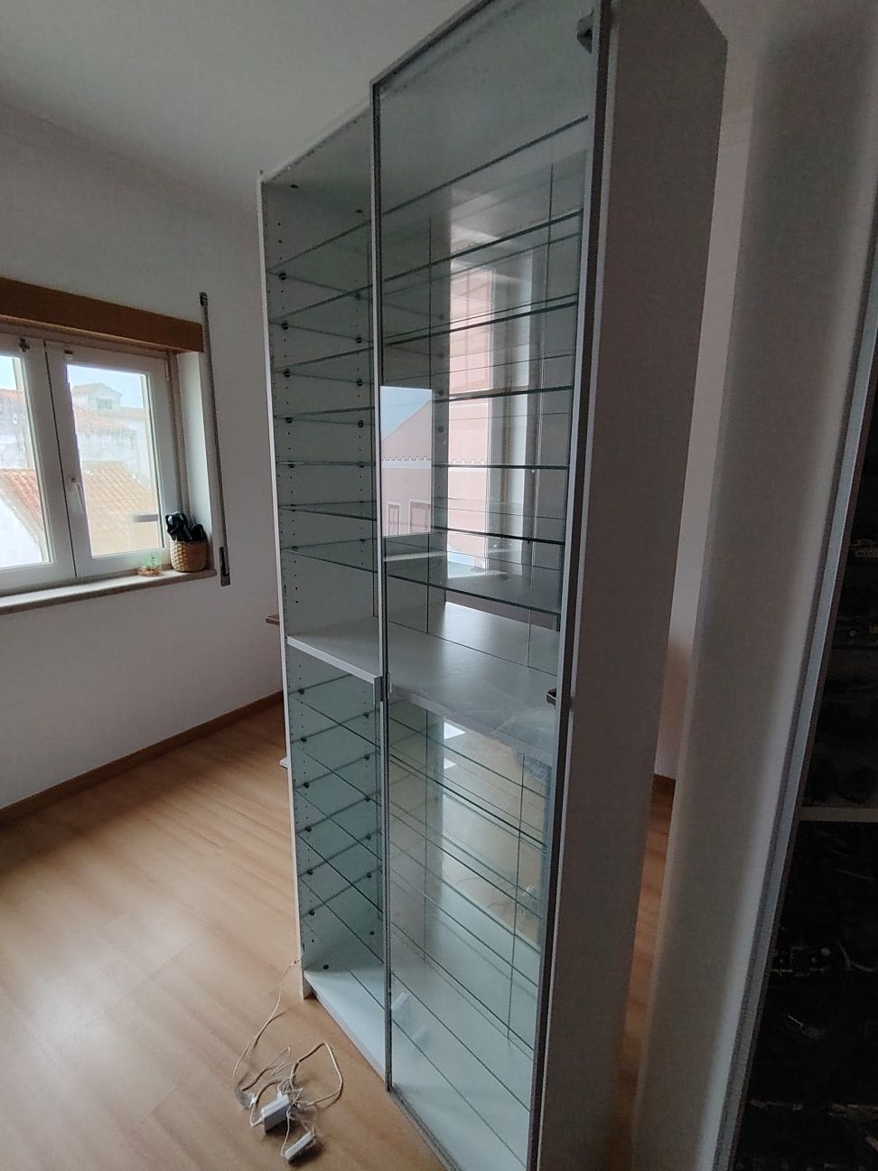Portas de vidro Morliden para estante Billy Ikea