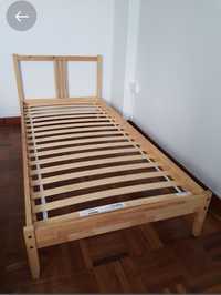 Łóżko drewniane Ikea 90 na 200 cm