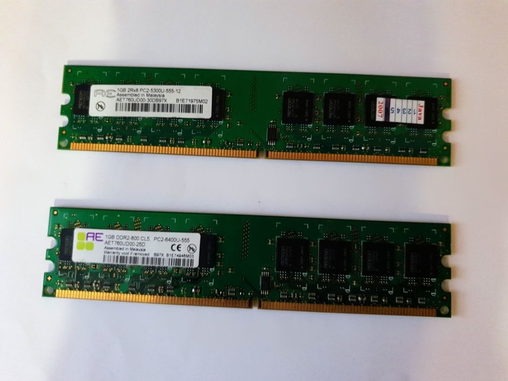 Оперативна память DDR2 1 GB. 800Mhz.