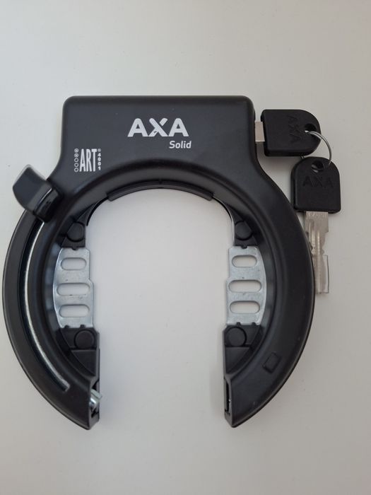 AXA SOLID, blokada, zabezpieczenie rowerowe na tylne koło.
AX
