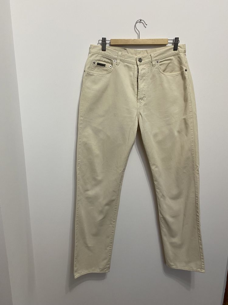 Spodnie męskie Calvin Klein rozmiar 34/34 jasne