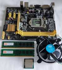 Процесор i5-4570,материнська плата Asus H81M-K,ОЗУ Dato 2x8,Rx 570 4gb