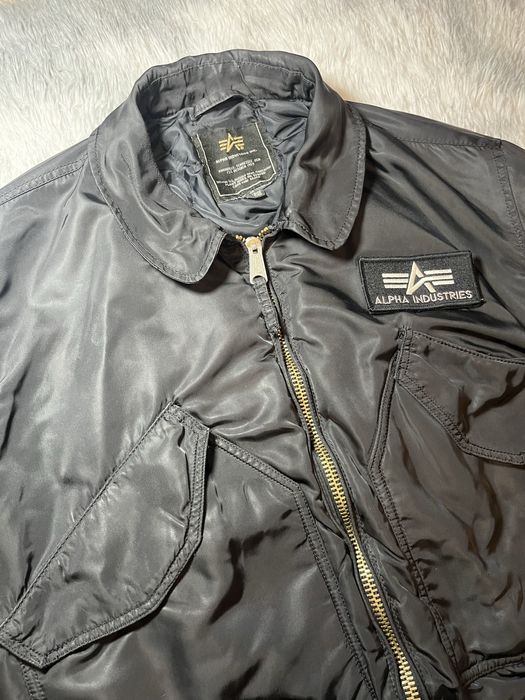 вінтажний бомбер alpha industries cwu-45