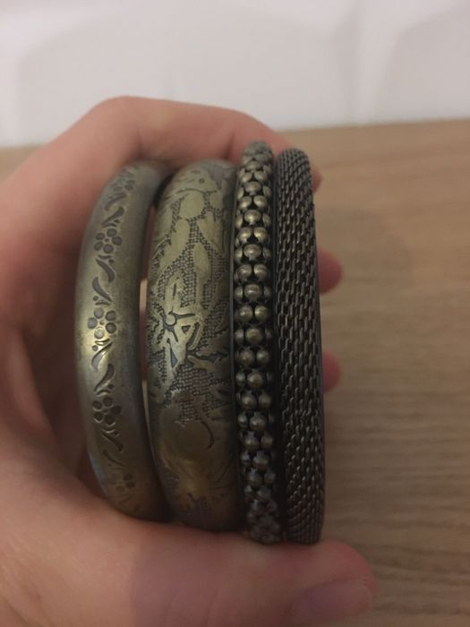 Conjunto pulseiras tipo escrava