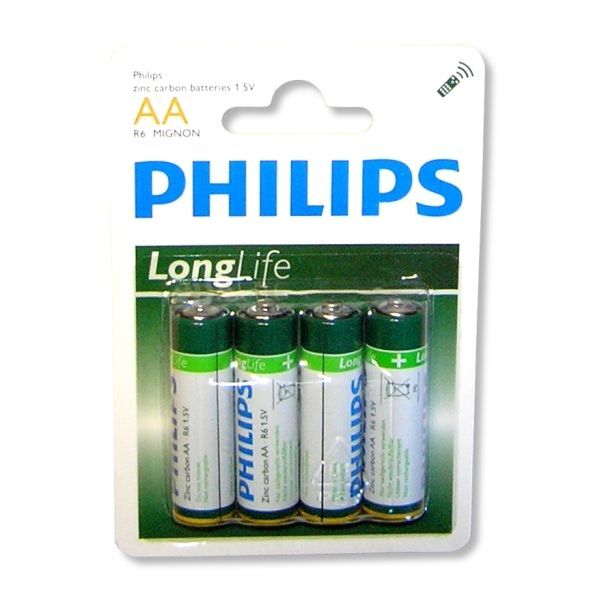 Bateria Philips Aa R6 Longlife 4Szt. Blister