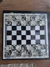 szachy szklane nieużywane