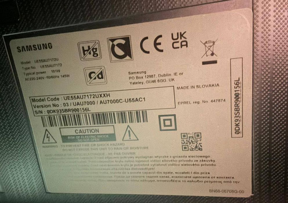 Продам телевізор Samsung, діагональ 55