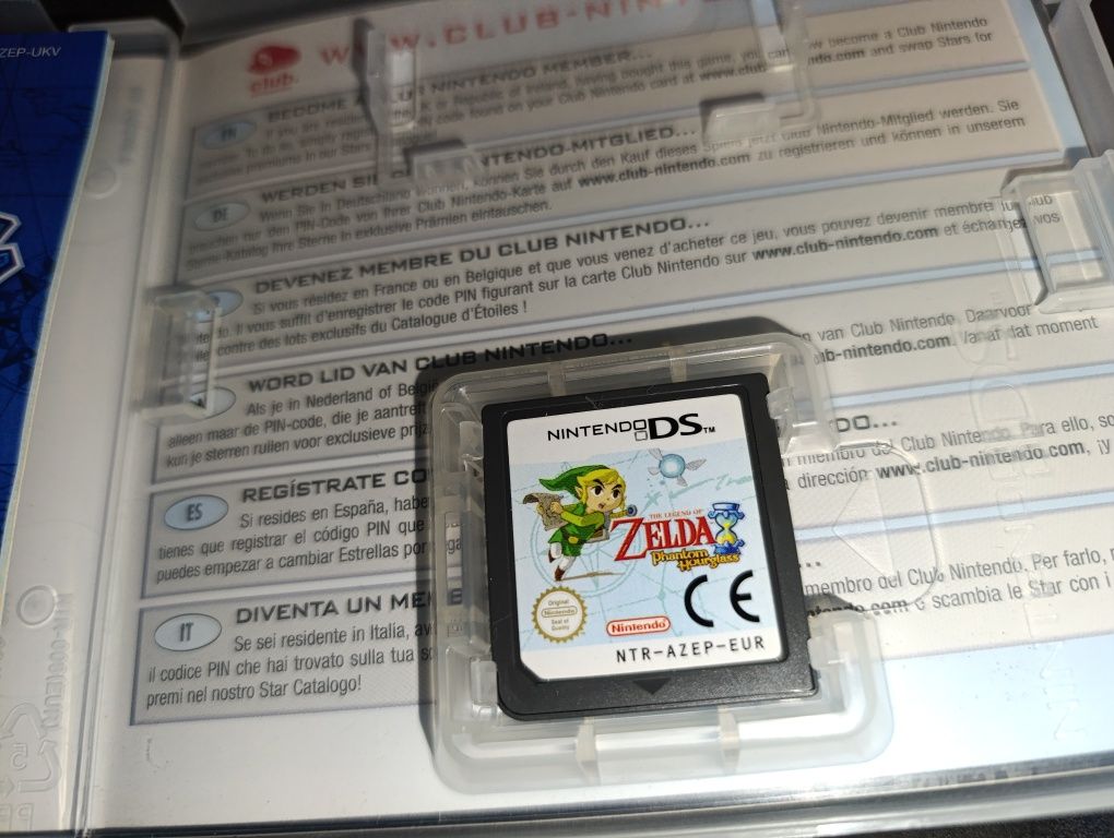 The Legend Of Zelda Phantom Hourglass Nintendo DS stan kolekcjonerski