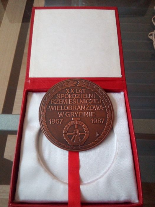 Duży medal 1987r Szczecin !!!