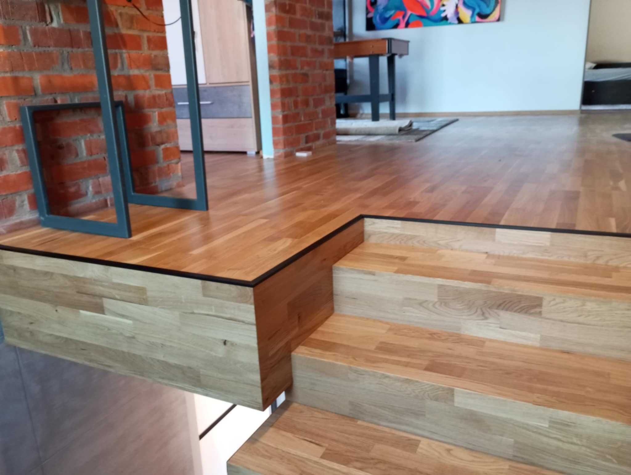 Cyklinowanie podłóg, renowacja schodów, układanie parkietu, paneli